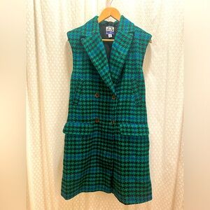 Future Collective Plaid Long Vest